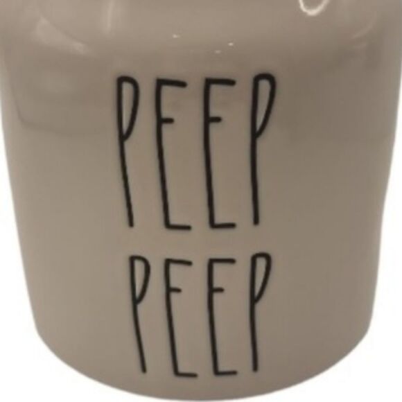 New Rae Dunn PEEP PEEP mini storage canister candy holder - Picture 2 of 6
